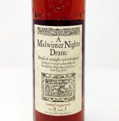 Midwinters Nights Dram by High West Blended Rye Whiskey