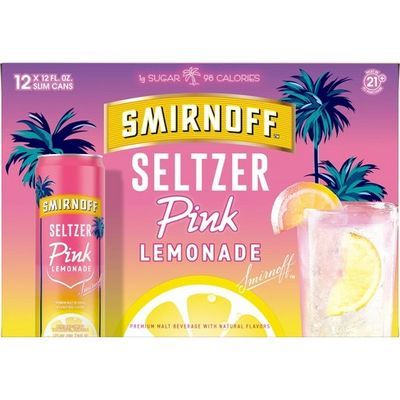 Smirnoff Seltzer Pink Lemonade