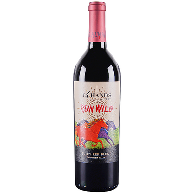 14 Hands Run Wild Juicy Red Blend 750 Ml