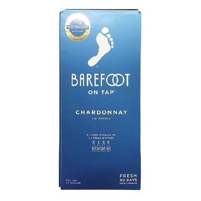 Barefoot Cellars On Tap Chardonnay White Wine 3l Box Wine