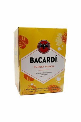 Bacardi Sunset Punch 4 Pack