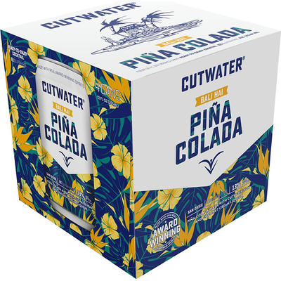 Cutwater Bali Hali Pina Colada Cocktails 4Pack Cans