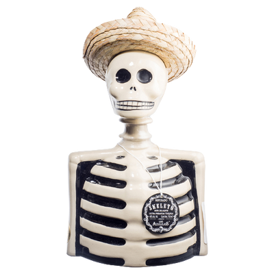 Los Azulejos Skelly Tequila Reposado Skeleto 750ml