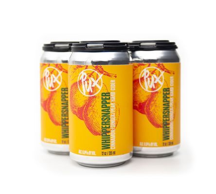 Pux Whippersnapper Cinnamon/ginger/pear Hard Cider 4-pack