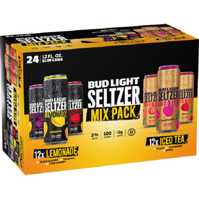 Bud Light Seltzer Mix Pk Lemonade+iced Tea