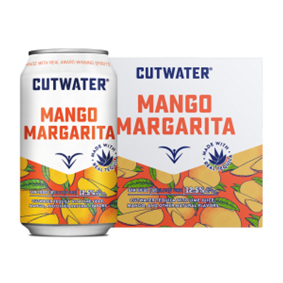 Cutwater Tequila Mango Margarita 4 Pack