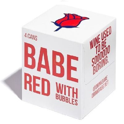 De Loach Babe Red Bubbly Cans 4pk