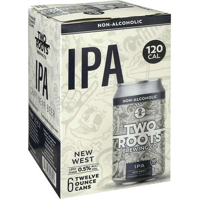 Two Roots Ipa New West Non-alcoholic 6-pack