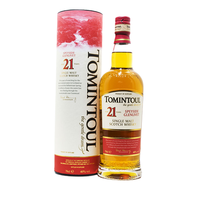 Glen Livet Tomintoul Speyside 21 Year Scotch