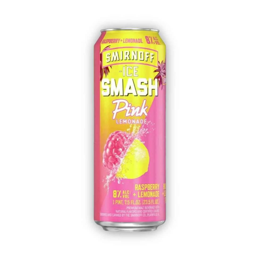 Smirnoff Ice Smash Pink Lemonade, Single 23.5 fl oz Can