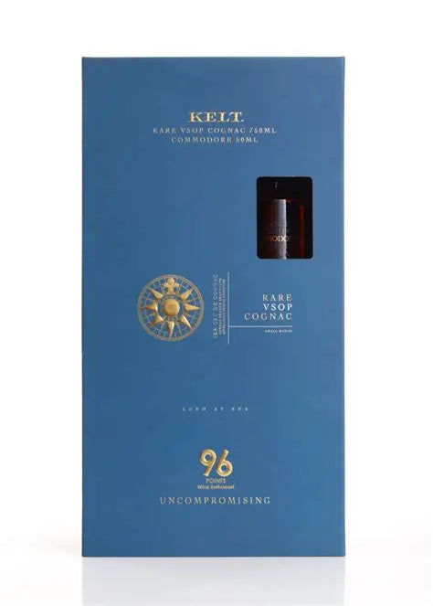 Kelt Rare VSOP Giftset with 50ml Commodore