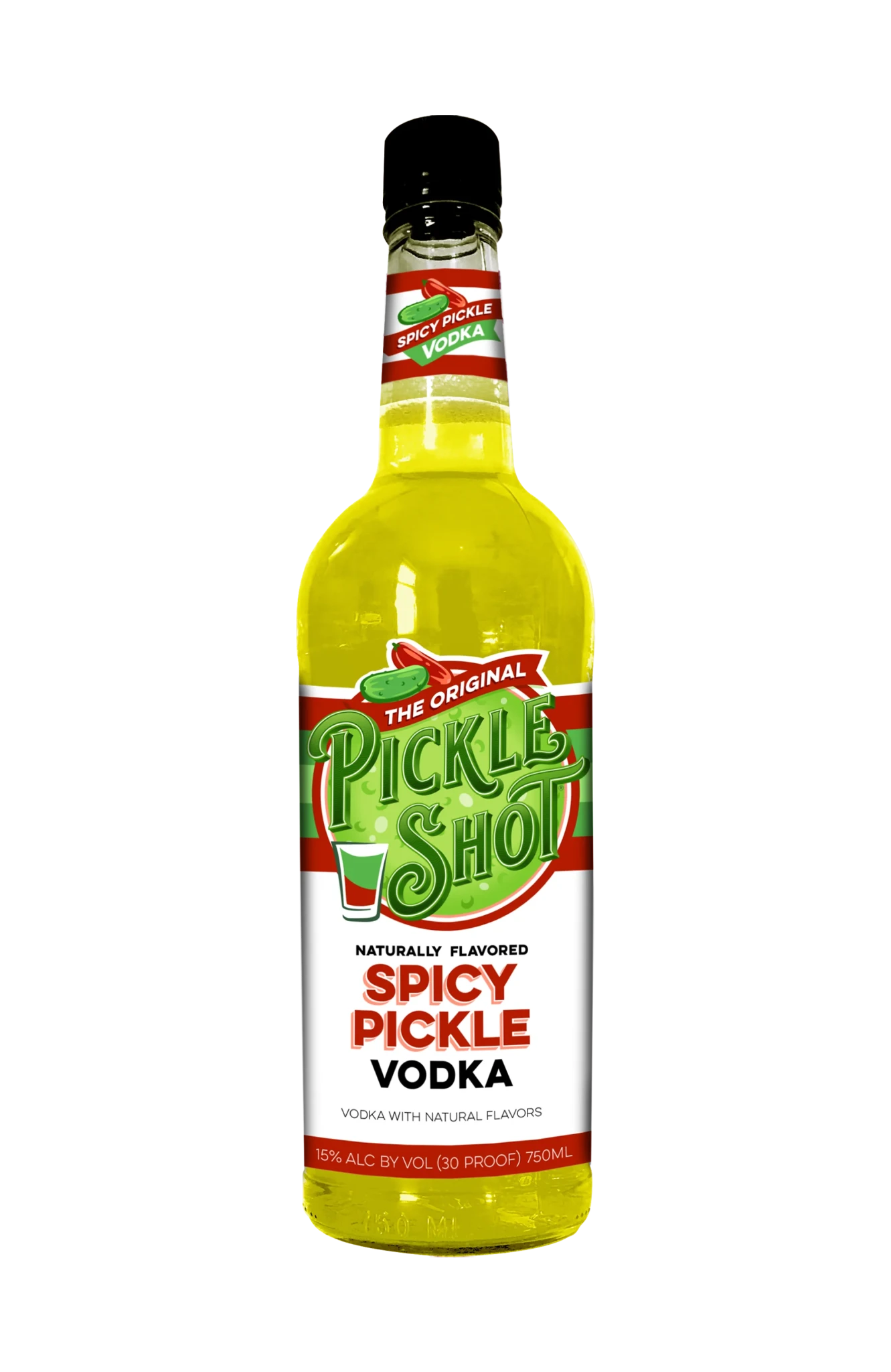 The Original Pickleshot Spicy Pickle Vodka