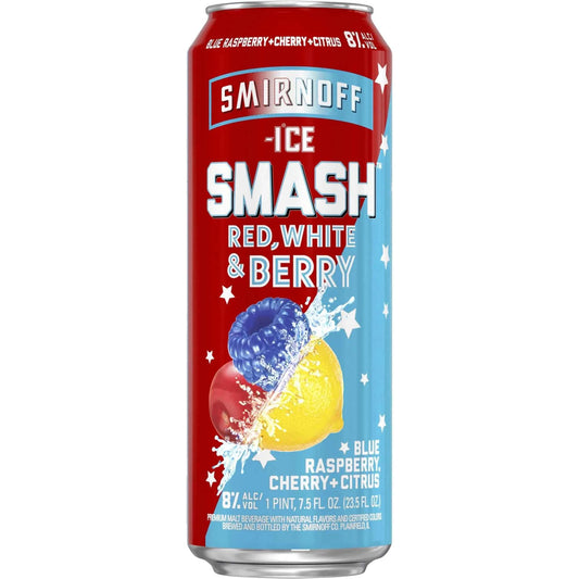 Smirnoff Ice Smash Red, White, & Berry, Single 23.5 fl oz Can