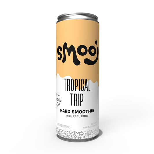 Smooj Tropical Trip Hard Smoothie 4 Pack Cans