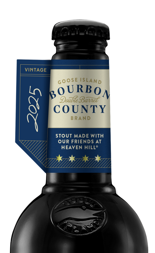Bourbon County Stout Double Barrel-Aged in Heaven Hill Bottled in Bond Barrels