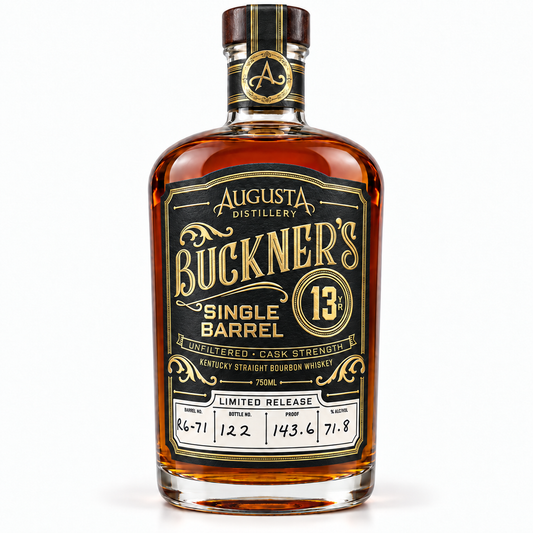 Augusta Distillery Buckner's 13 Year Single Barrel Bourbon, Barrel R6-71, 143.6 proof