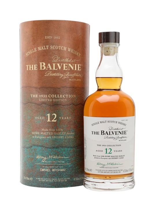 The Balvenie 12 Year Old Home Malted Barley - The 1931 Collection