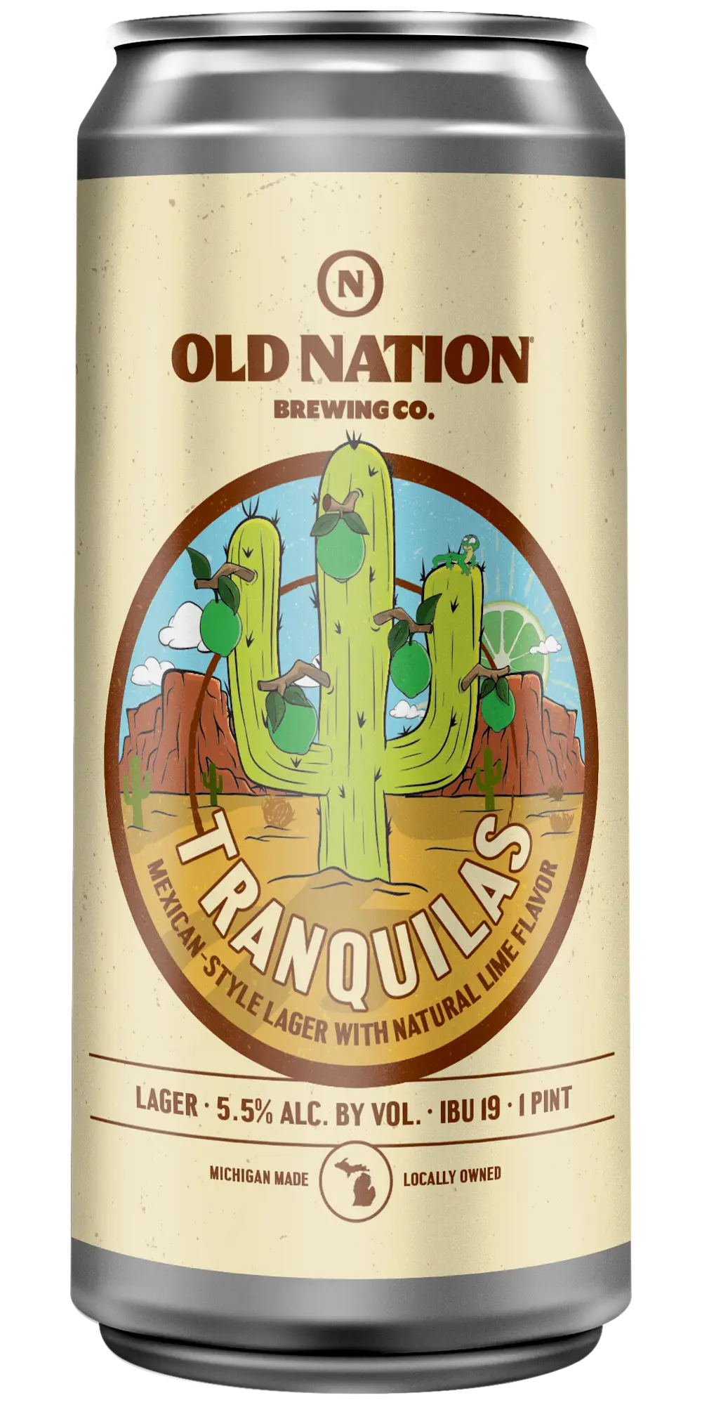 Old Nation Tranquilas Mexican Style Lager 5.5% ABV