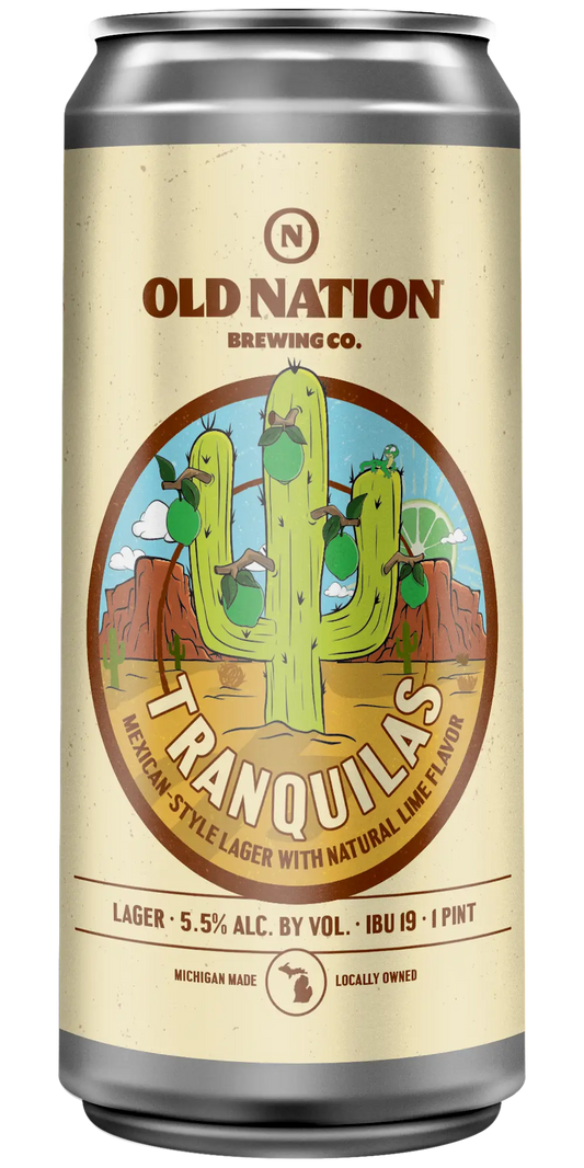 Old Nation Tranquilas Mexican Style Lager 5.5% ABV