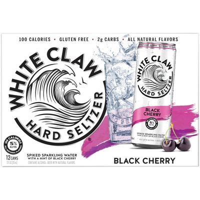 White Claw Black Cherry 12-pk 12oz. Can