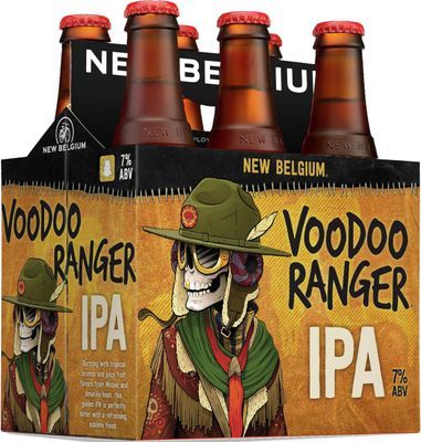 New Belgium Voodoo Ranger IPA 6PK 12oz Bottles