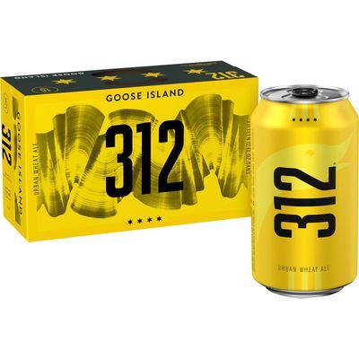 Goose Island 312 Urban Wheat Ale Craft Beer, 15 Pack Beer, 12 FL OZ Cans, 4.2% ABV