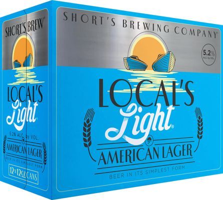 Short's Brewing, Local's Light Lager, 12-Pack Cans