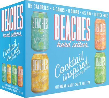 Microbreweries Beaches Seltzer Variety 12/12c