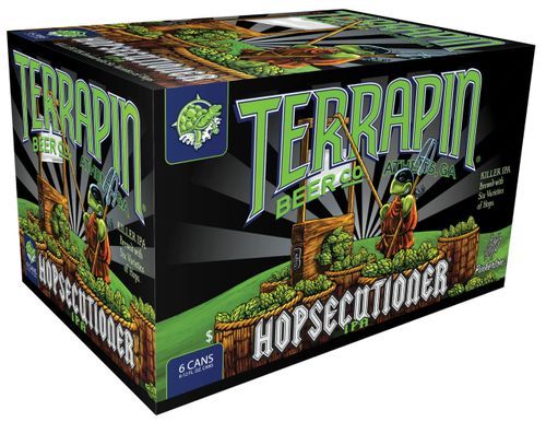 Terrapin Hopsecutioner IPA Beer, 6 Pack, 12 fl. oz. Cans, 7.3% ABV