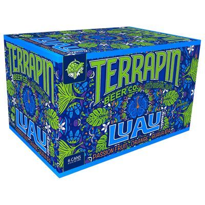 Terrapin Luau Krunkles, POG IPA Craft Beer, 6 Pack, 12 fl oz Cans, 6.5% ABV