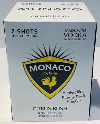 Monaco Tequila Citrus Rush 4pk