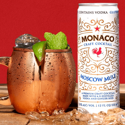 Monaco Moscow Mule 4pk Cans