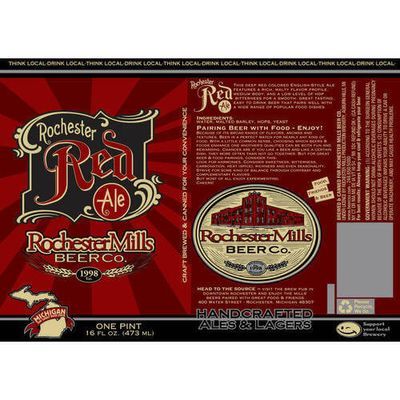 Rochester Mills Rochester Red 6 Pack 12 Oz cans