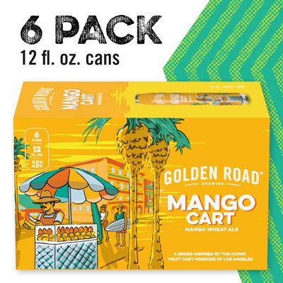 Golden Road Brewing Mango Cart Wheat Ale Craft Beer