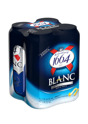 Kronenbourg 1664 Blanc Malt Beer 4 Pack Cans