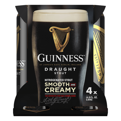 Guinness Draught Stout, 4 pack