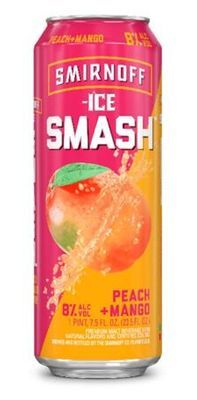 Smirnoff Ice Smash Peach Mango, Single 23.5 fl oz Can