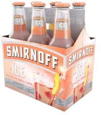 Smirnoff Ice Peach Bellini, 6 pack