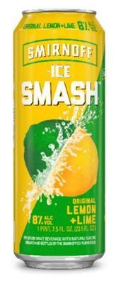 Smirnoff Ice Smash Lemon Lime, Single 23.5 fl oz Can