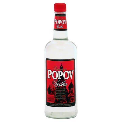 Popov Vodka 80 Vodka 750 Ml