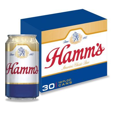 Hamm's Beer, America's Classic Premium Lager, 30 Pack Beer, 12 fl. oz. Cans, 4.7% ABV