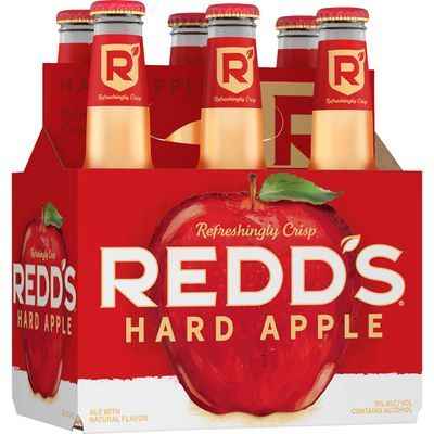 Redd's Hard Apple Ale Beer, 6 Pack, 12 fl. oz. Bottles, 5% ABV