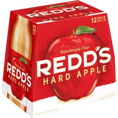 Redd's Hard Apple Ale Beer, 12 Pack, 12 fl. oz. Bottles, 5% ABV