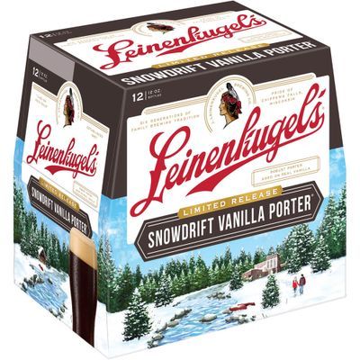 Leinenkugel's Snowdrift Vanilla Porter Beer, 12 Pack, 12 fl. oz. Bottles, 5.0-6.0% ABV