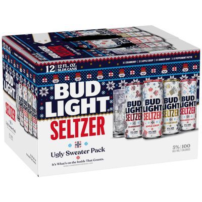 Bud Light Ugly Sweater Pack Seltzer Variety Pack