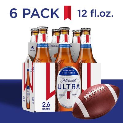 Michelob ULTRA Light Beer, 6 Pack Beer