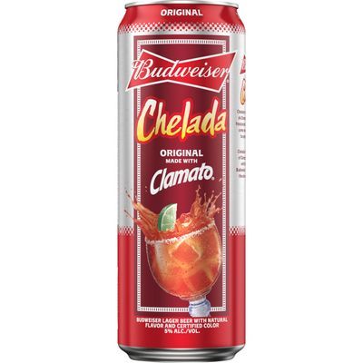 Budweiser Original Chelada, 25 fl. oz. Can, 5% ABV