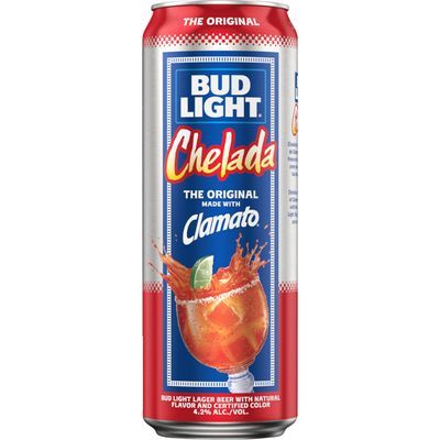 Bud Light Chelada The Original Made with Clamato Beer, 25 fl. oz. Can, 4.2% ABV