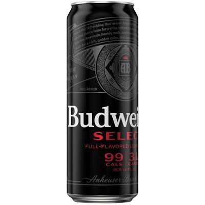 Budweiser Select Light Beer, 25 fl. oz. Can, 4.3% ABV