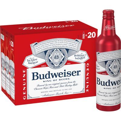 Budweiser Beer, 15 Pack 16 fl. oz. Aluminum Bottles, 5% ABV